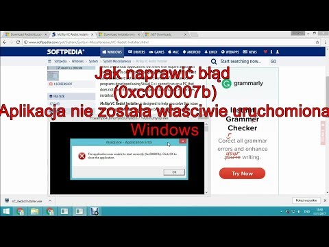 Jak naprawić błąd 0x000007b Aplikacja nie została właściwie uruchomiona Windows