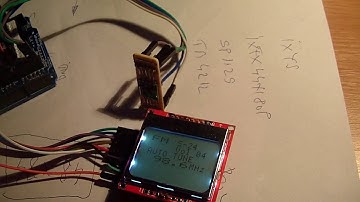RDA5807 FM radio with RDS info on Nokia 5110 display using Arduino (2)