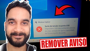 Surto de tensão na porta USB como remover mensagem de erro ( Rápido e Fácil )