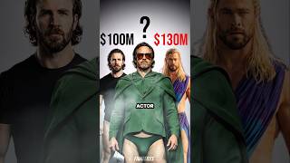 Who is the RICHEST MCU actor! #chrisevans #chrishemsworth #robertdowneyjr