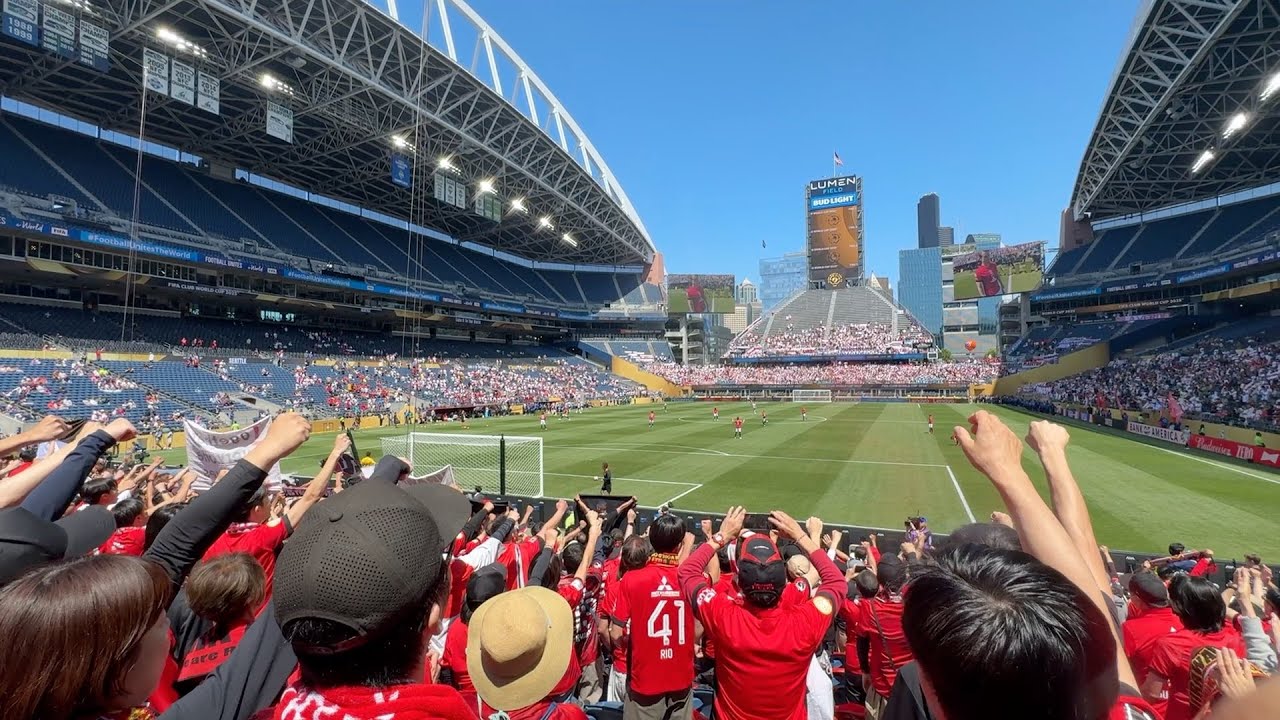 FIFAクラブワールドカップ 浦和レッズ サポーター 応援 チャント VSリーベル・プレート @ルーメンフィールド, シアトル