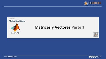 1.9.1 Como utilizar Matrices y Vectores en Matlab - Parte 1