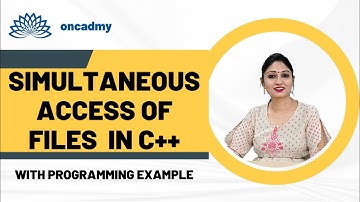 Reading files Simultaneously #oncadmy # C++