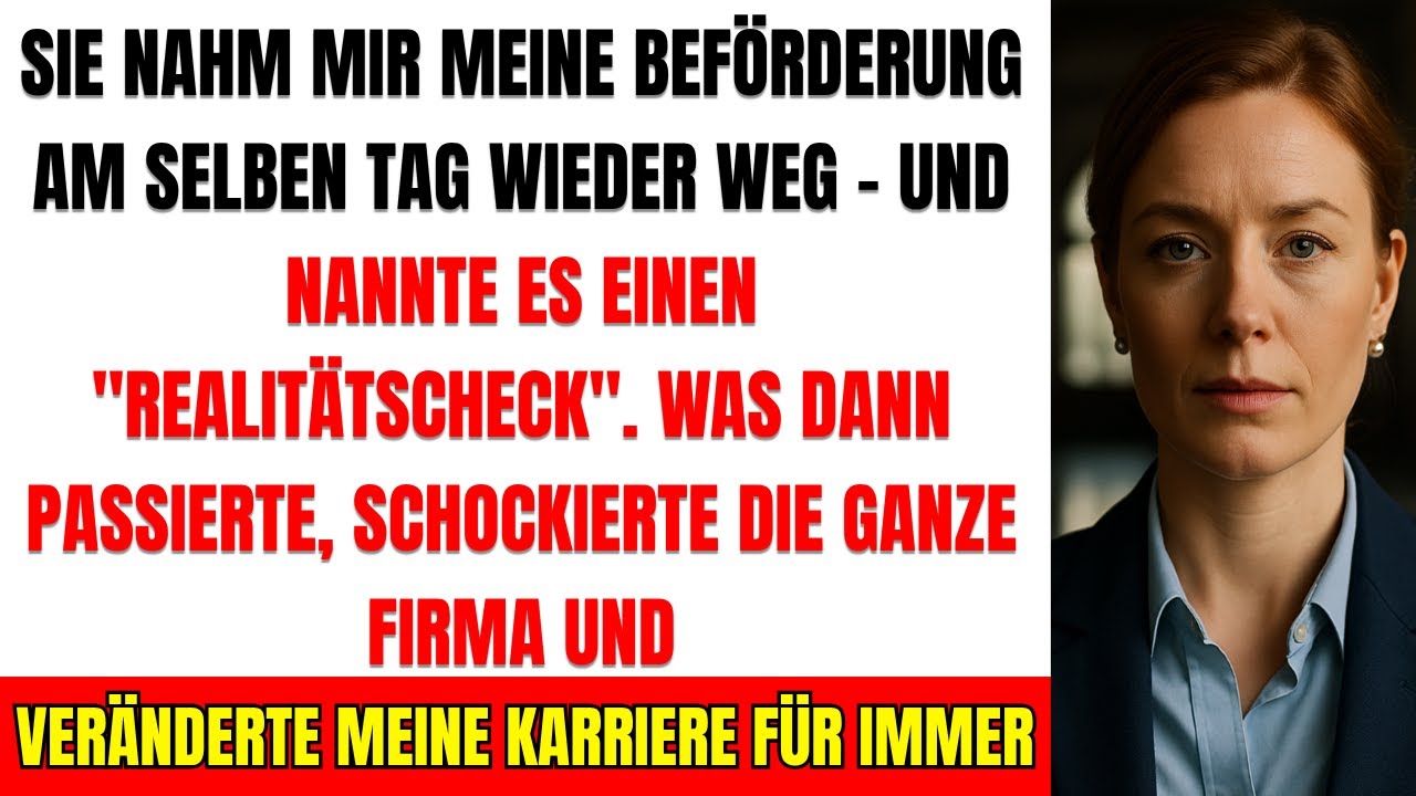 Chefs Tochter Degradierte Mich Am Tag Meiner Beförderung: Betrachten Sie Es Als Realitätscheck –Dann