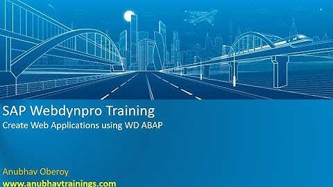 Webdynpro ABAP Training | Webdynpro ABAP Tutorial