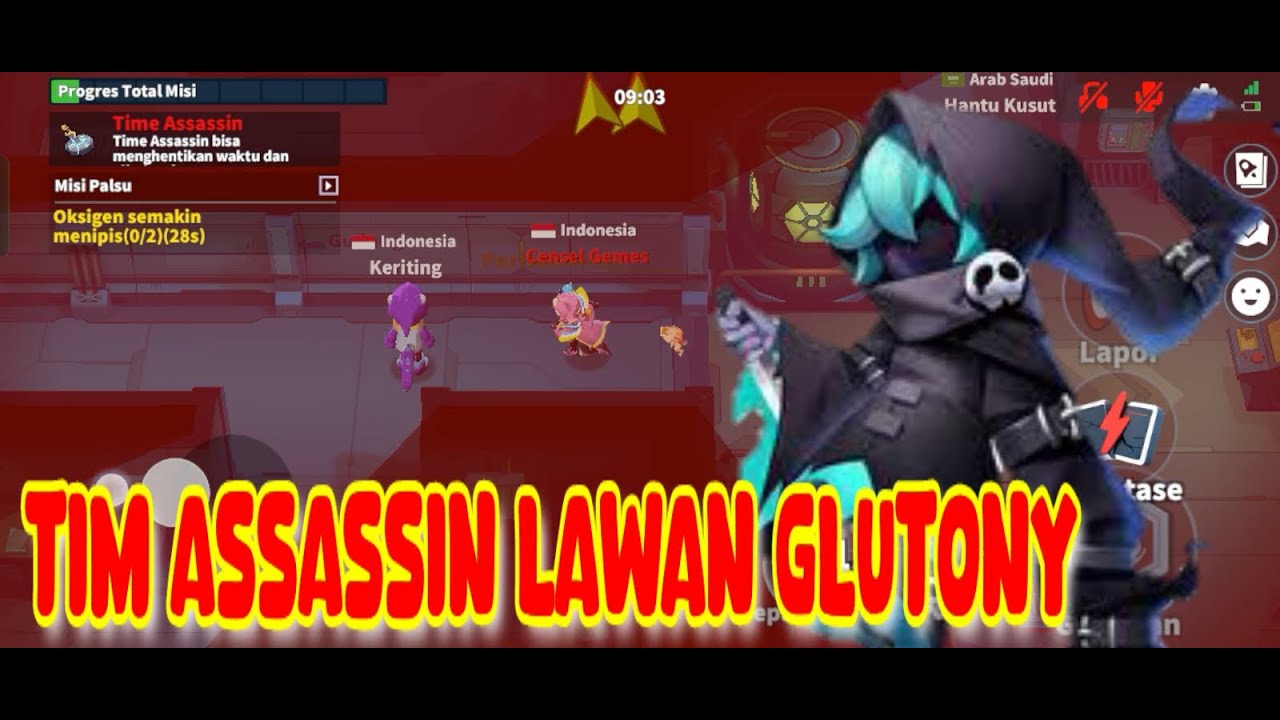 Super Sus Impostor = Tim Assassin Lawan Glutony - YouTube