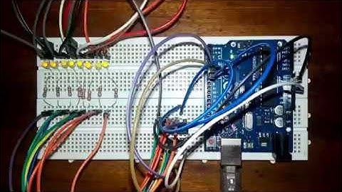 chenillard : Arduino+74ls164