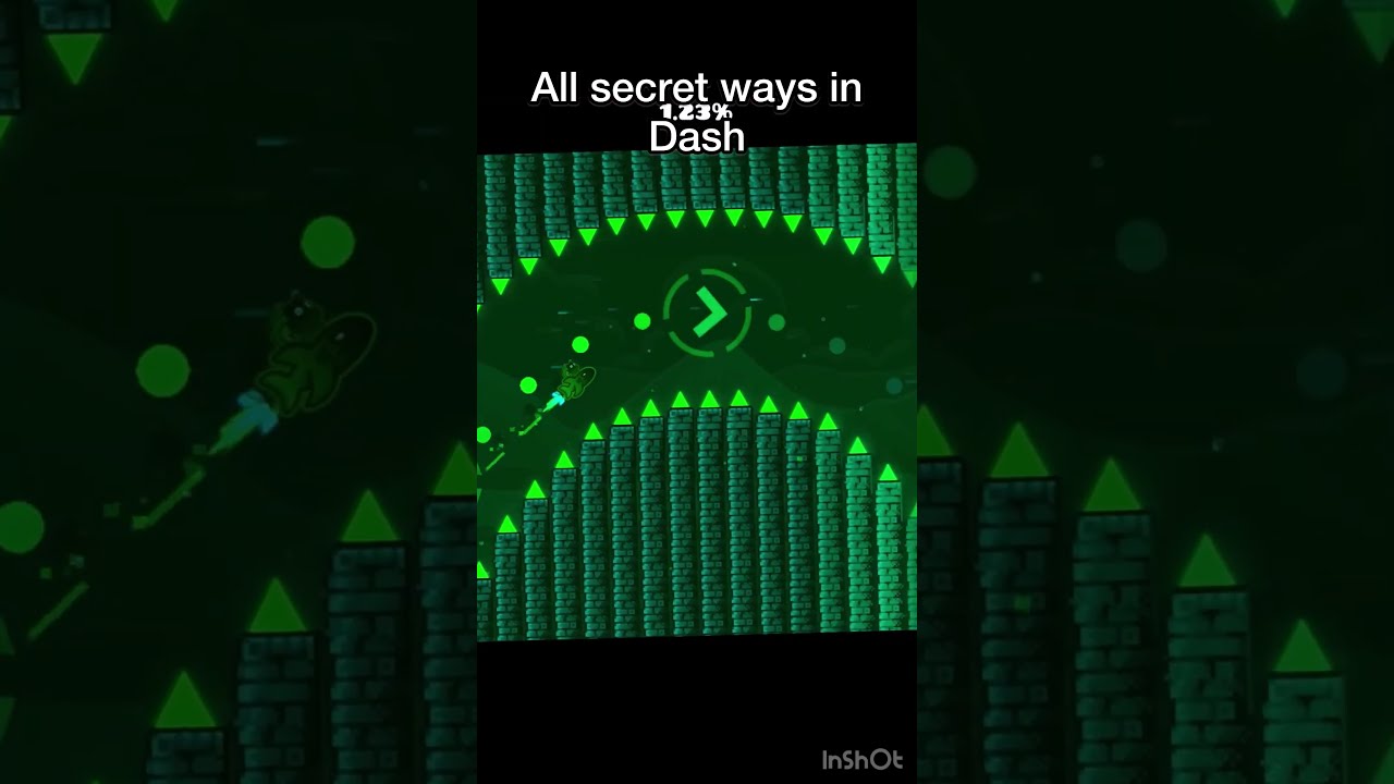 Dash All Secret Ways Swag Routes Geometrydash Gd Shorts