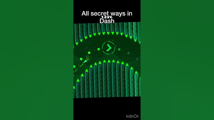 Dash all secret ways/swag routes! #geometrydash #gd #shorts
