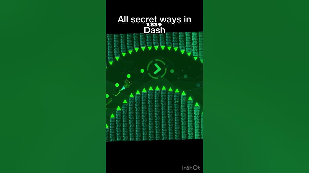 Dash all secret ways/swag routes! #geometrydash #gd #shorts