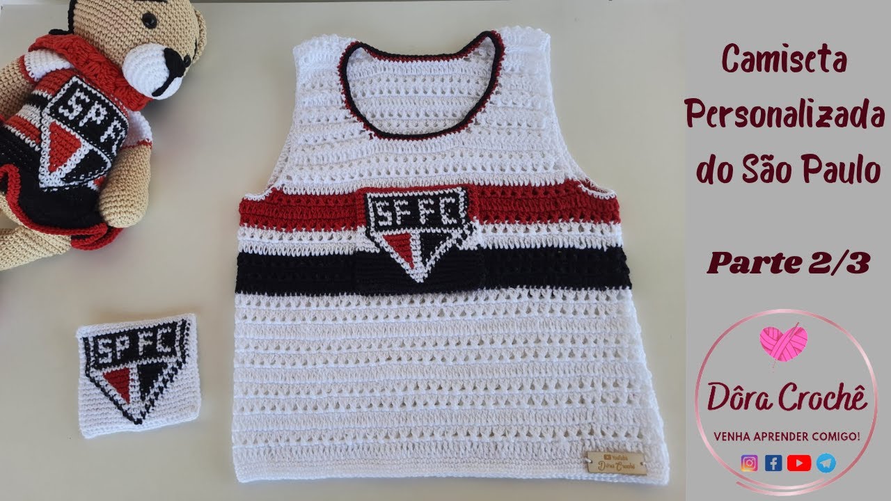 Camiseta Personalizada do São Paulo FC Infantil | 3 a 5 anos | Parte 2/3