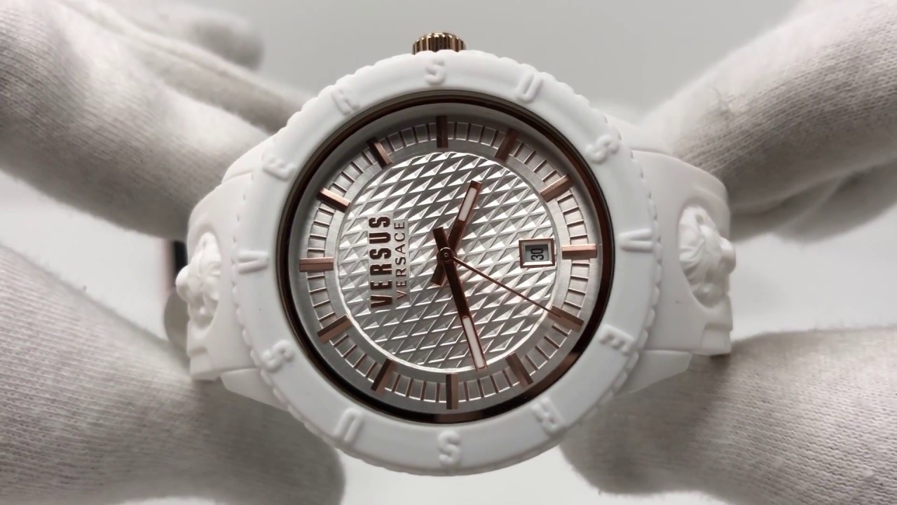 VERSUS Watch Tokyo R White with Silicone Strap 2018 