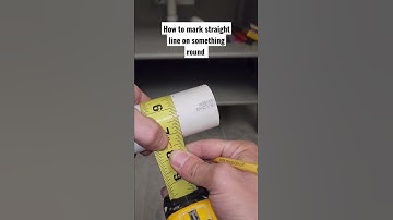 straight cuts look better #howto #teachersoftiktok #construction #pipe #round #straightline #mark