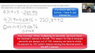 Simple Interest Example - Sean (Volunteer)