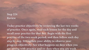 Step 224 | Steps to Knowledge