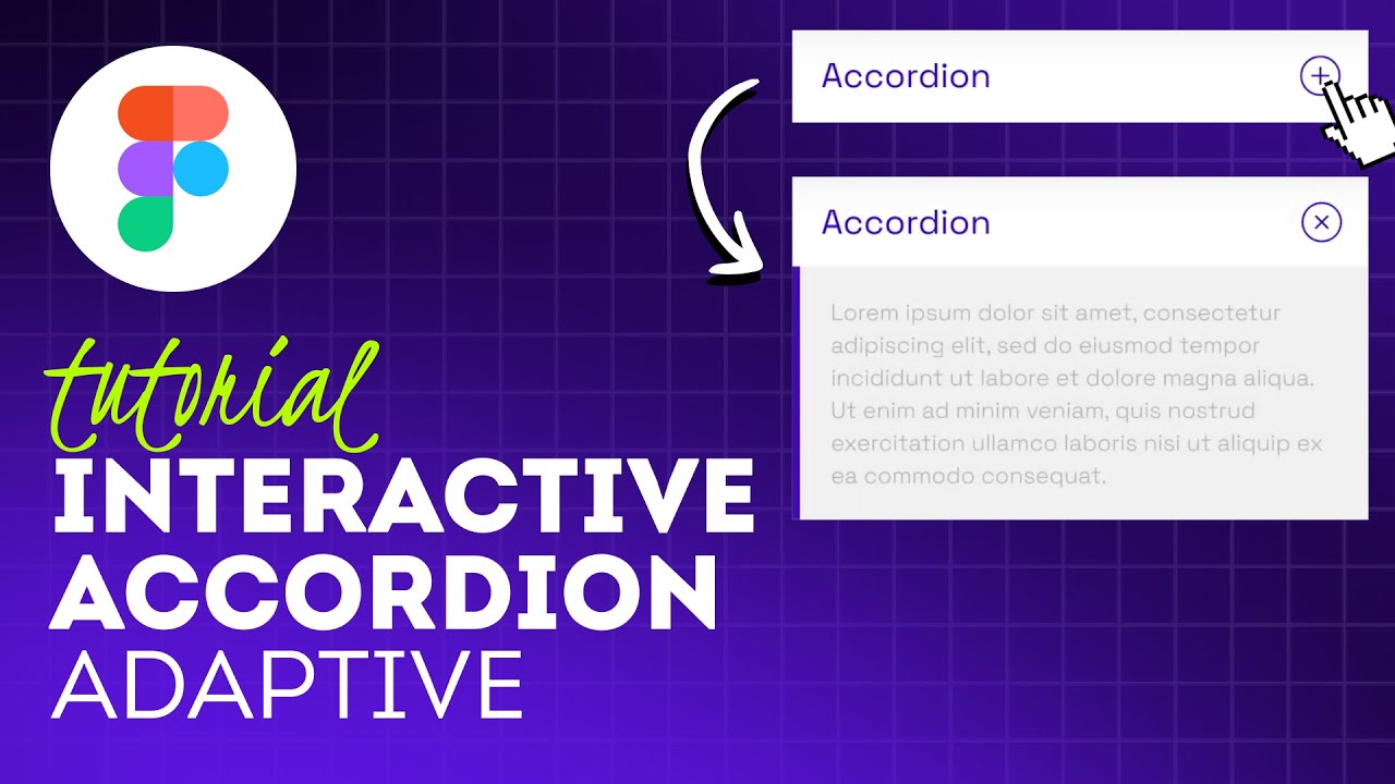 How to Create an Interactive and Adaptive Accordion | Figma Tutorial ...