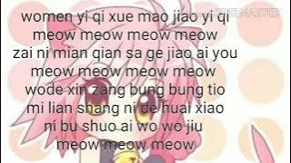 Learn  to meow meow lyrics 💓