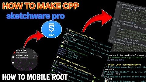 How to make cpp in sketchware tutorial, full root panel  swb #sketchware