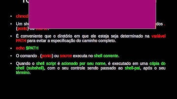 BASH SHELL SCRIPT - CAPÍTULO 01 - LINUX 02 - PARTE 2 DE 2