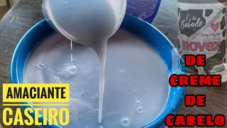Amaciante Caseiro com creme de cabelo, o melhor que eu jÃ¡ fiz!!