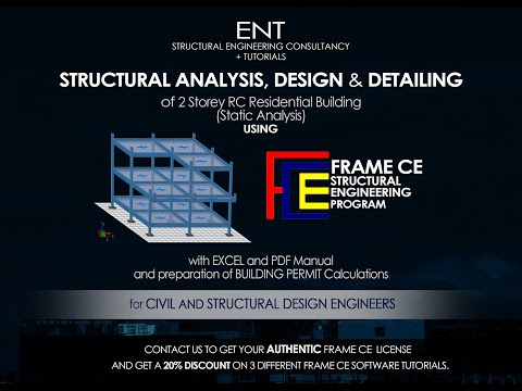 16 - 2 STOREY RC RESIDENTIAL BLDG - POST DESIGN + PLAN using FrameCE ...