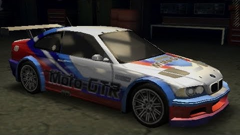 NFS Most Wanted 5-1-0 - BMW M3 GTR 2
