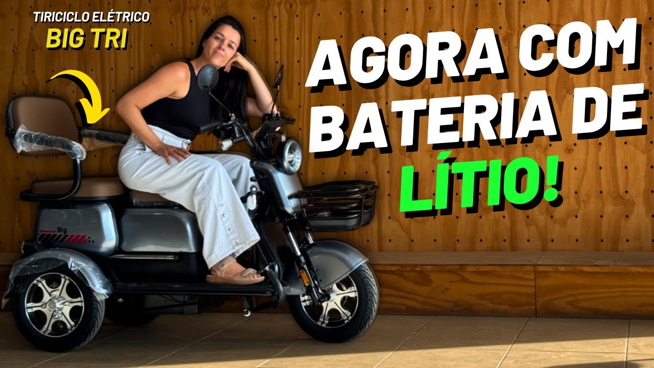 Triciclo elétrico de até 3 lugares Big Tri! Vale a pena investir em 2025?
