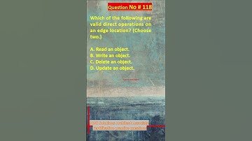 AWS Solutions Architect Associate Certification Practice Questions | Question No. 118 #aws #shorts