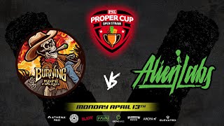 Proper Cup - Open Strain Bracket: Burning Rope Pharms vs AlienLabs