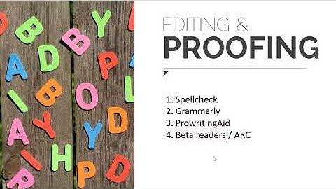 Proofreading Your Book | Best Editing Software for your Book | Derek Murphy