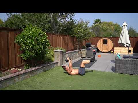 90/90 Legs Kettlebell Pull Over