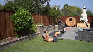 90/90 Legs Kettlebell Pull Over Profile