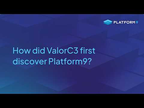vExit Podcast Ep. 1 - Justin Fox on how ValorC3 first discovered Platform9
