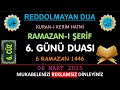 6. CÜZ - KURANI KERİM HATMİ - MUKABELE - TANE TANE ORTA HIZDA OKUNDU. KURANI KERİM VE SIRLARI