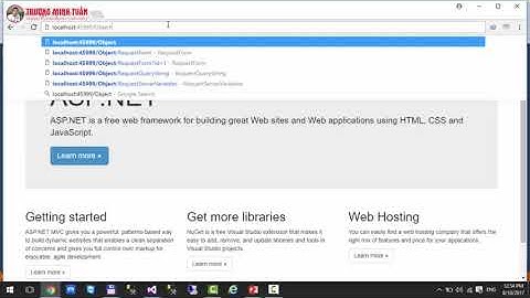 ASP.NET MVC (Lesson17) - ASP.NET MVC Với Object Request Form | TRUONG MINH TUAN OFFICIAL