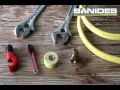 Demo de montage tracpipe par banides tuyau onduleux inox pliable pour le gaz