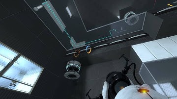 3 Flights of Gun Tower by JustaLackey - Solution - Portal 2 - Community Chamber