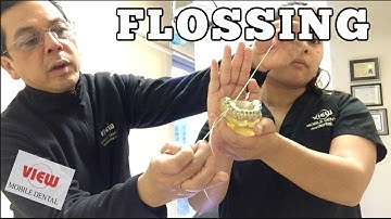 How to Floss Teeth With Braces  | View Mobile Dental