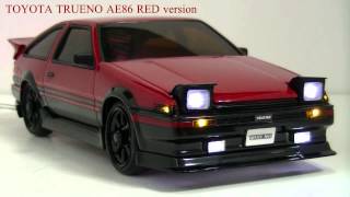 【ミニッツ電飾】 トレノ AE86 レッド【Mini-z Ligiht】 TOYOTA TRUENO RED. 【ミニッツ電飾】 トレノ AE86 レッド【Mini-z Ligiht】 TOYOTA TRUENO RED.