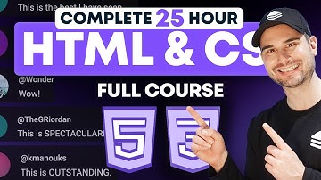 HTML & CSS Full Course Tutorial for Beginners - Learn EVERYTHING You Need to Know in Detail 🔍