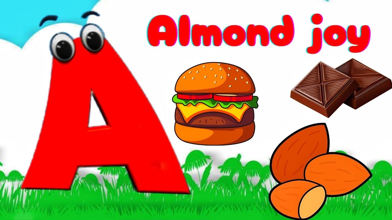 Food Songs for kids | ABC learning video song | A to Z ABC song ...