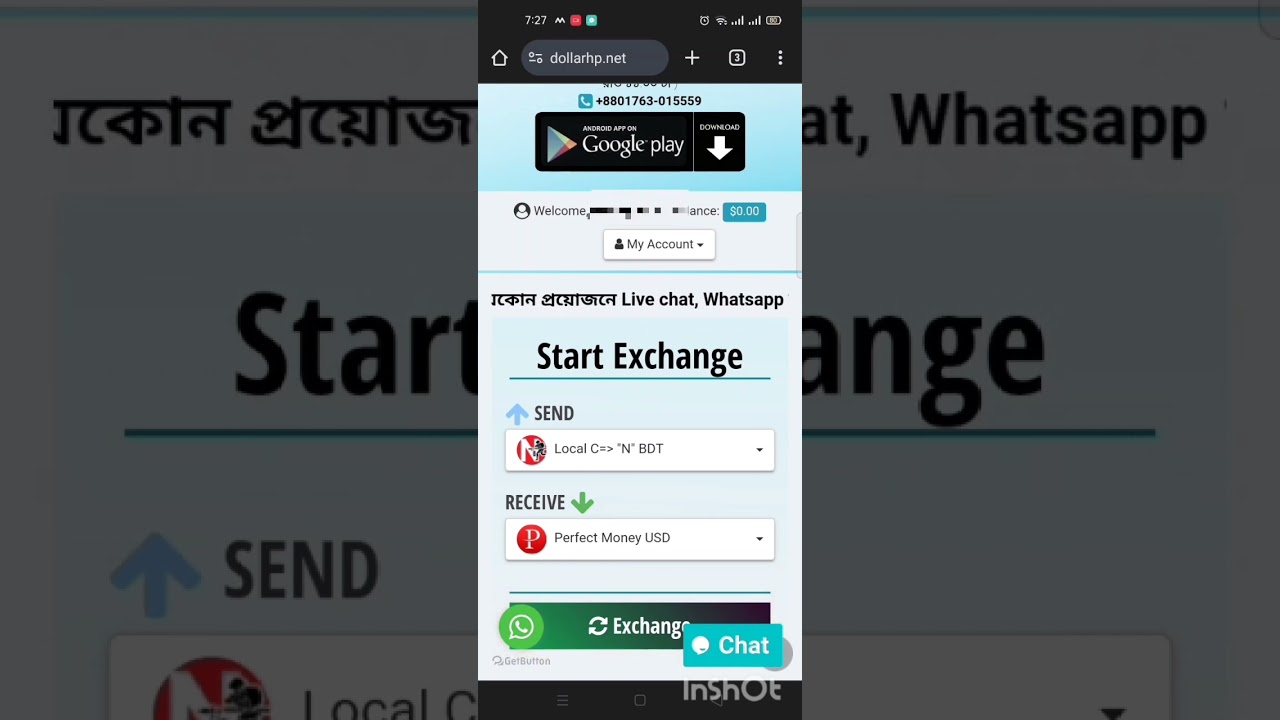 Withdraw from Payeer to Bkash/Nagad/Rocket