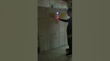 QR code custom enables locker luggage system