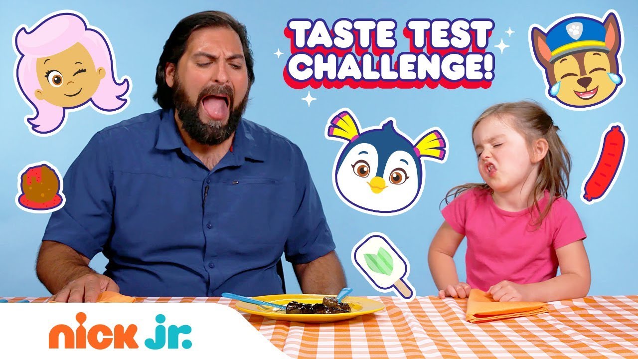 ⁣Funky Foods Taste Test w/ Real Parents & Kids 