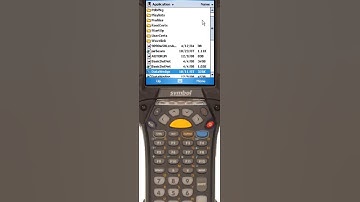 Loading DataWedge on a Motorola MC9090