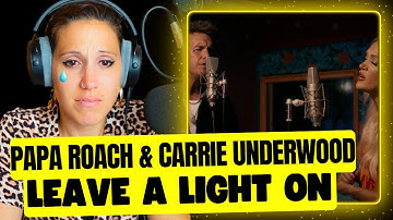 Thumbnail of This is Beautiful! Papa Roach & Carrie Underwood - Leave a Light On @carrieunderwood#firsttime