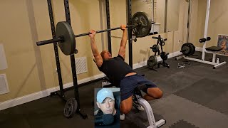 225×2 Incline at 50 | 165 lbs | Rebuilding Shoulders | BAR DON’T LIE #strengthtraining