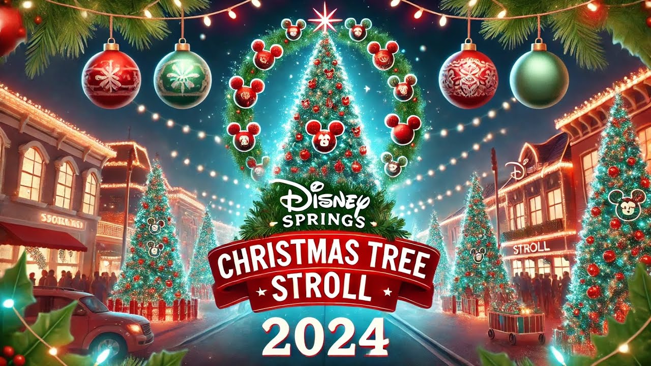 Disney Springs Christmas Tree Stroll 2026