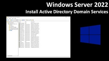 Windows Server 2022: Install Active Directory Domain Services (AD DS)