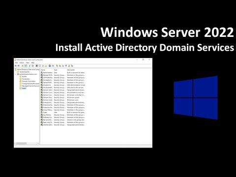 Windows Server 2022: Install Active Directory Domain Services (AD DS)